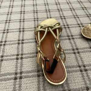 Lanvin Gold Sandals